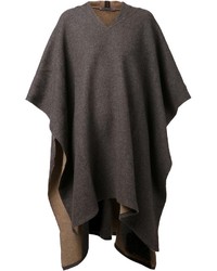 dunkelgrauer Poncho