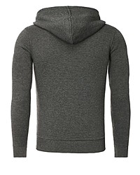 dunkelgrauer Pullover mit einem Kapuze von AKITO TANAKA