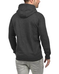 dunkelgrauer Pullover mit einem Kapuze von BLEND