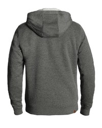 dunkelgrauer Pullover mit einem Kapuze von BLEND