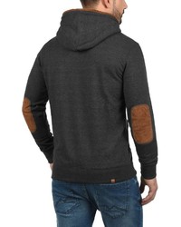 dunkelgrauer Pullover mit einem Kapuze von BLEND