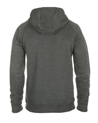 dunkelgrauer Pullover mit einem Kapuze von BLEND