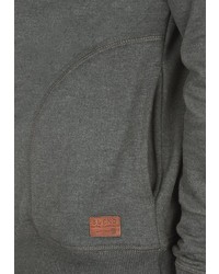 dunkelgrauer Pullover mit einem Kapuze von BLEND