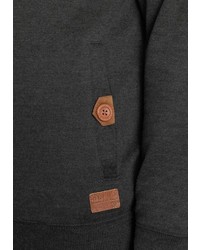 dunkelgrauer Pullover mit einem Kapuze von BLEND
