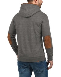 dunkelgrauer Pullover mit einem Kapuze von BLEND