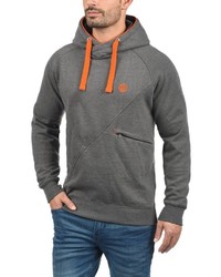 dunkelgrauer Pullover mit einem Kapuze von BLEND