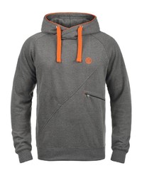 dunkelgrauer Pullover mit einem Kapuze von BLEND