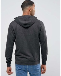 dunkelgrauer Pullover mit einem Kapuze von Blend of America