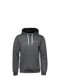 dunkelgrauer Pullover mit einem Kapuze von Champion