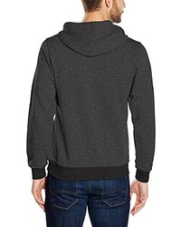 dunkelgrauer Pullover mit einem Kapuze von Clique