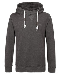 dunkelgrauer Pullover mit einem Kapuze von Eight2Nine