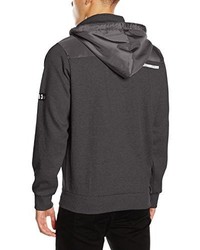 dunkelgrauer Pullover mit einem Kapuze von Firetrap