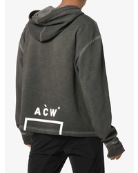 dunkelgrauer Pullover mit einem Kapuze von A-Cold-Wall*