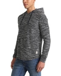 dunkelgrauer Pullover mit einem Kapuze von INDICODE