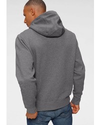 dunkelgrauer Pullover mit einem Kapuze von Nike Sportswear