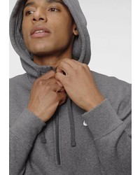 dunkelgrauer Pullover mit einem Kapuze von Nike Sportswear