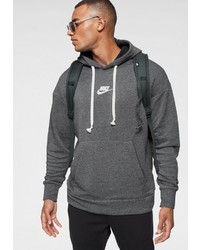 dunkelgrauer Pullover mit einem Kapuze von Nike Sportswear