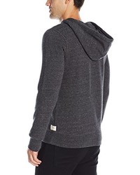 dunkelgrauer Pullover mit einem Kapuze von Scotch & Soda