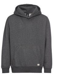 dunkelgrauer Pullover mit einem Kapuze von Skechers