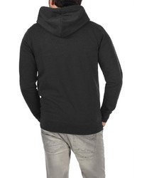 dunkelgrauer Pullover mit einem Kapuze von Solid