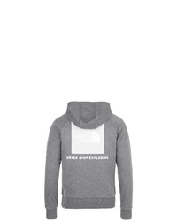 dunkelgrauer Pullover mit einem Kapuze von The North Face