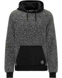 dunkelgrauer Pullover mit einem Kapuze von Tuffskull