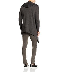 dunkelgrauer Pullover mit einem Kapuze von Urban Classics