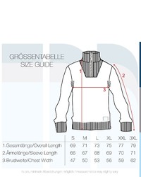 dunkelgrauer Pullover mit einem Reißverschluss am Kragen von Solid