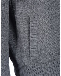 dunkelgrauer Pullover mit einem Reißverschluß von Bexleys man