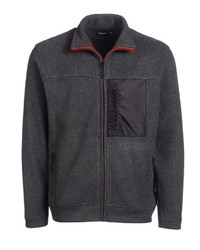 dunkelgrauer Pullover mit einem Reißverschluß von Bexleys man