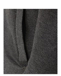dunkelgrauer Pullover mit einem Reißverschluß von Casamoda