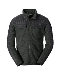 dunkelgrauer Pullover mit einem Reißverschluß von Eddie Bauer