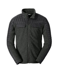 dunkelgrauer Pullover mit einem Reißverschluß von Eddie Bauer