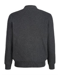 dunkelgrauer Pullover mit einem Reißverschluß von ROGER KENT