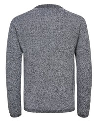 dunkelgrauer Pullover mit einem Reißverschluß von Selected Homme