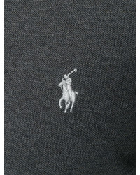 dunkelgrauer Pullover mit einem Reißverschluß von Polo Ralph Lauren