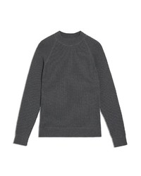 dunkelgrauer Pullover mit einem Rundhalsausschnitt von Armedangels