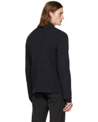 dunkelgrauer Pullover mit einem Rundhalsausschnitt von rag & bone