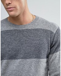 dunkelgrauer Pullover mit einem Rundhalsausschnitt von RVCA