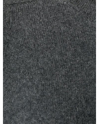 dunkelgrauer Pullover mit einem Rundhalsausschnitt von Isabel Marant
