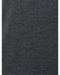 dunkelgrauer Pullover mit einem Rundhalsausschnitt von Paul Smith