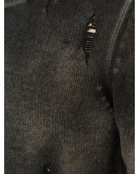 dunkelgrauer Pullover mit einem Rundhalsausschnitt von Avant Toi