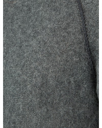 dunkelgrauer Pullover mit einem Rundhalsausschnitt von Label Under Construction