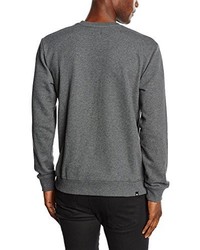 dunkelgrauer Pullover mit einem Rundhalsausschnitt von DC Shoes