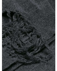 dunkelgrauer Pullover mit einem Rundhalsausschnitt von Maison Margiela