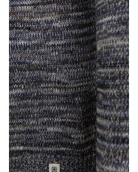 dunkelgrauer Pullover mit einem Rundhalsausschnitt von Dstrezzed