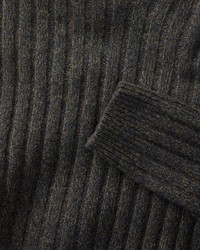 dunkelgrauer Pullover mit einem Rundhalsausschnitt von Fynch Hatton