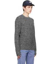 dunkelgrauer Pullover mit einem Rundhalsausschnitt von rag & bone