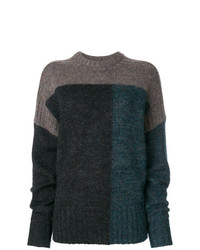 dunkelgrauer Pullover mit einem Rundhalsausschnitt von Isabel Marant Etoile