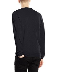 dunkelgrauer Pullover mit einem Rundhalsausschnitt von JACK & JONES VINTAGE